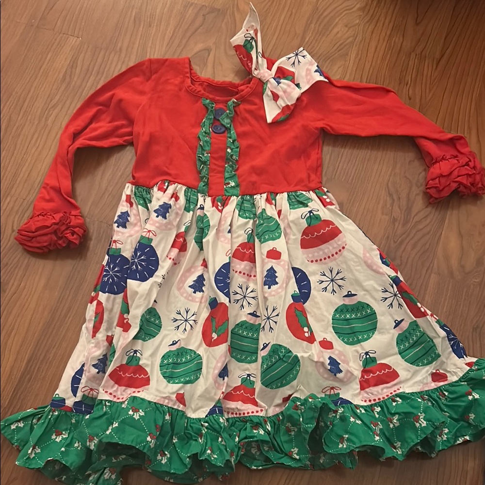 Eleanor Rose Red and Green Seasonal Costume